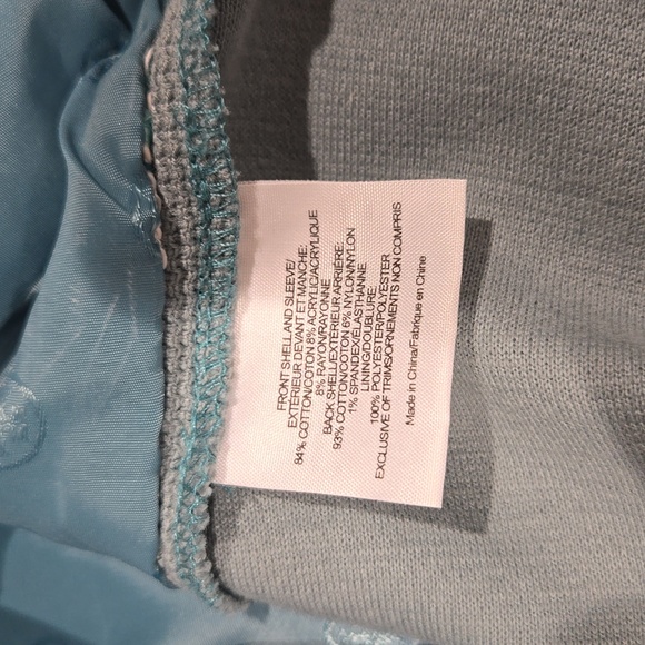 Tory Burch green, cream, teal classic tweed short sleeve top, size 6 - Picture 8 of 10